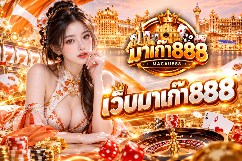 เว็บมาเก๊า888 พิกัดเกมออนไลน์สไตล์จัดเต็ม ภาพลักษณ์เด่นสะดุดตา 2026